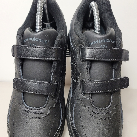 New Balance Women's 577 V1 Hook and Loop Walking Shoe Black Sz 10W - Picture 7 of 11